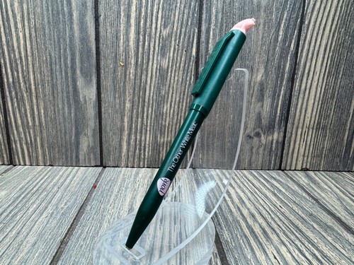 Green plastic pen - green,